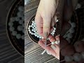 Make a pearl station necklace with me #pearlnecklaces #jewelrymaking #asmrsounds #beading#asmrsound