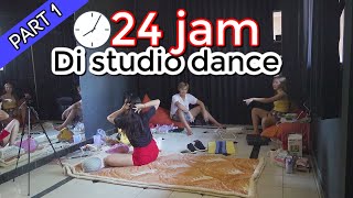 KACAU!! CHALLENGE 24JAM DI STUDIO DANCE!! Part.1 | Step by Step ID