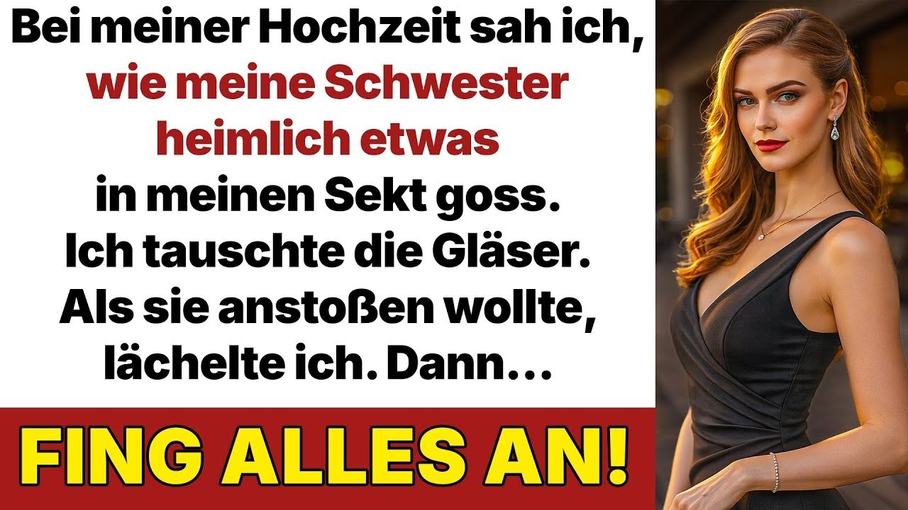 Bei meiner 80 000€ Hochzeit vergiftete meine Schwester mein Getränk  Vor 300 Gästen sprach sie