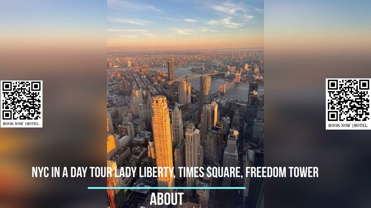 NYC in a Day Tour Lady Liberty, Times Square, Freedom Tower