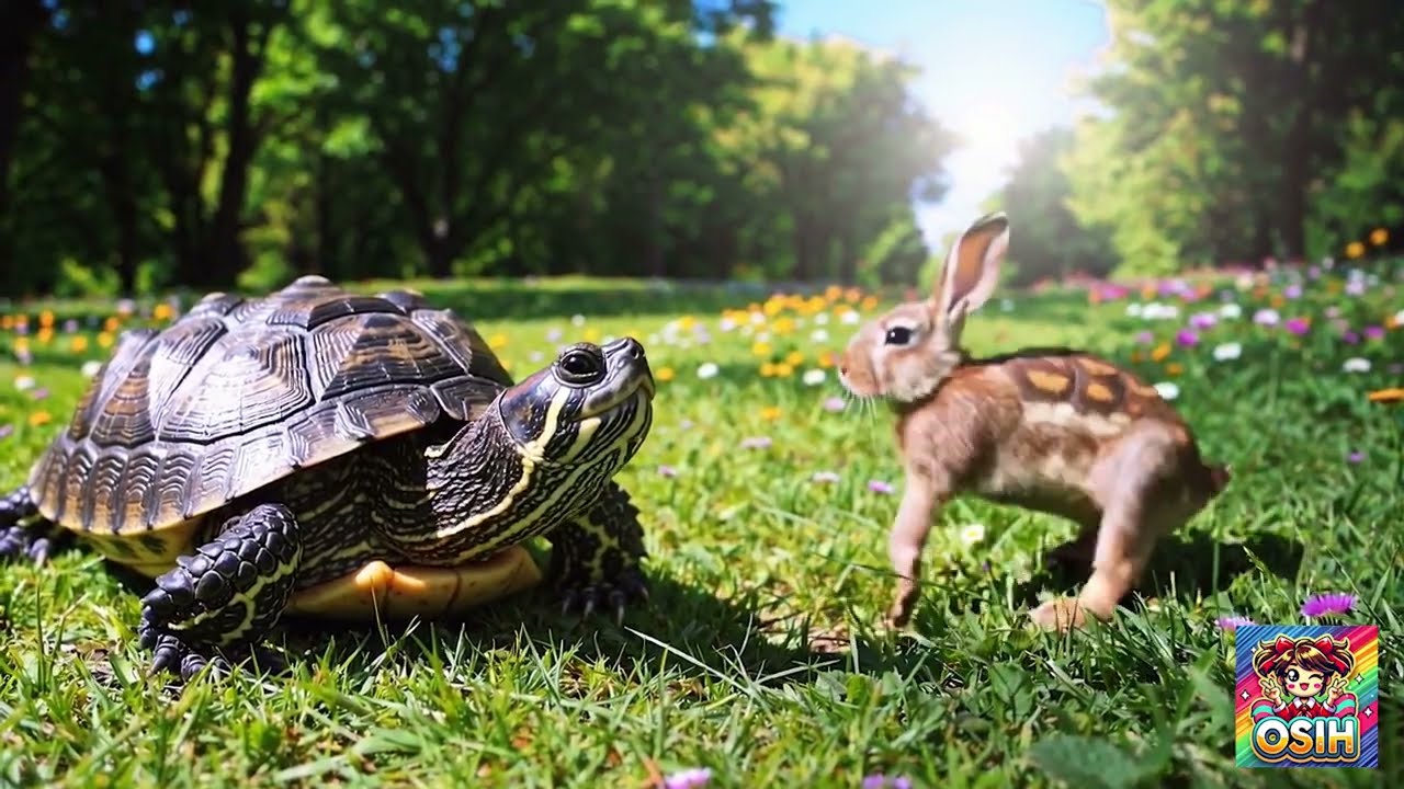 Rabbit and Turtle Adventure Song | Fun Kids Song with Life Lessons 🐇🐢