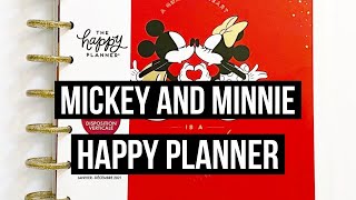 The Happy Planner + Disney - 2021 Mickey and Minnie Classic Vertical Flip Through and Review