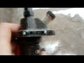 Motor Tractor Repair Replacement Of Fuel Injection Pump