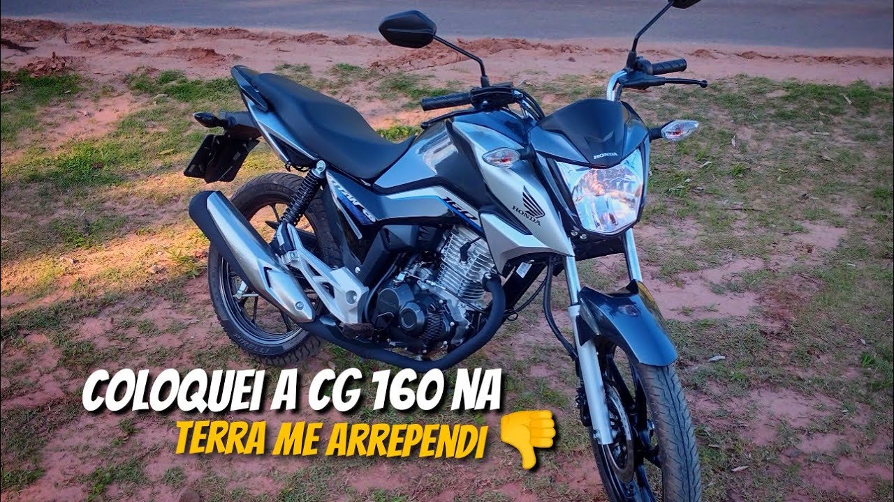 Coloquei a CG 160 na estrada de terra me arrependi muito 🤬😡