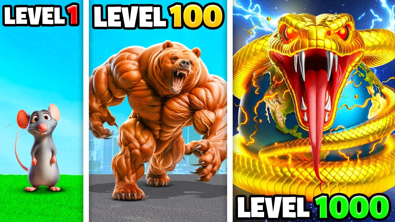 LEVEL 1 to 1000 ANIMAL in GTA 5!