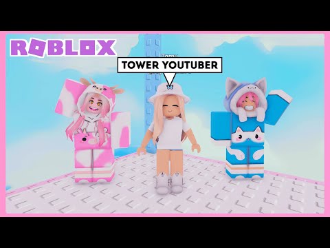 I Play Tower Youtuber In Roblox Game Atun Momon Tower
