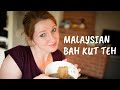 American girl making Malaysian herbal soup (Bah Kut Teh) | Klang BKT