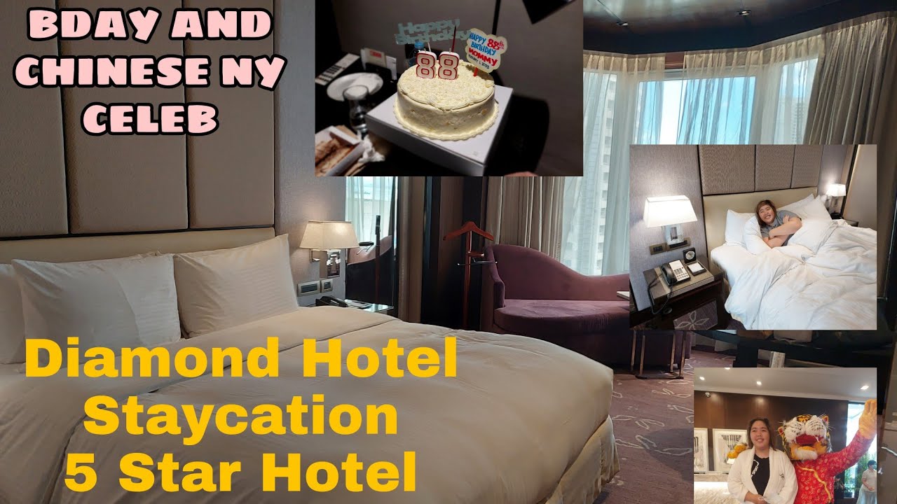 Diamond Hotel Manila Staycation- 5 Star Hotel Review Lola Birthday and Chinese New Year