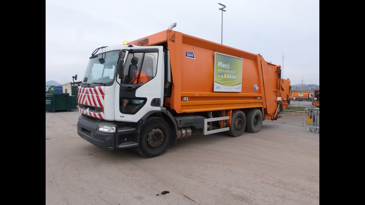 Garbage Truck Camion Poubelle Renault 22SVA1A YouTube Garbage Truck Camion Poubelle Renault 22SVA1A YouTube