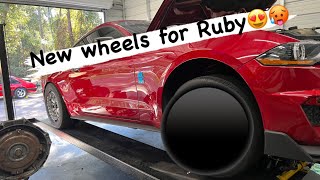 New GT 350 wheels for Ruby🔥