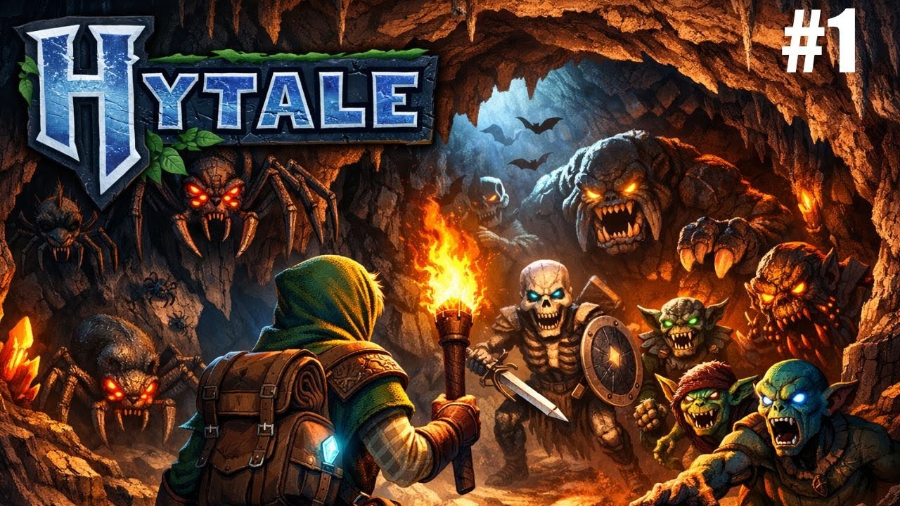 Hytale | Exploring, Mining & Building (No Commentary)