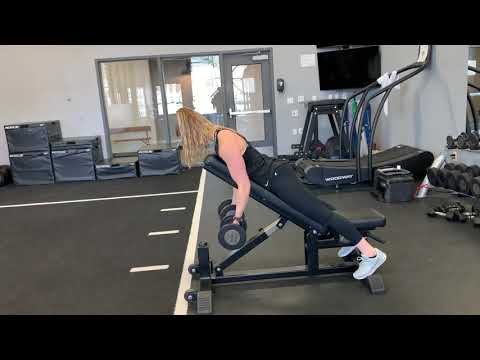 Chest Supported DB Row (supinated grip)