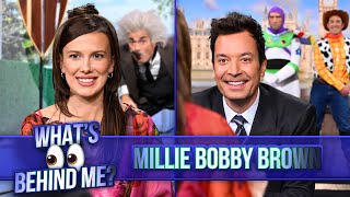 Download lagu What's Behind Me? with Millie Bobby Brown | The Tonight Show Starring Jimmy Fallon