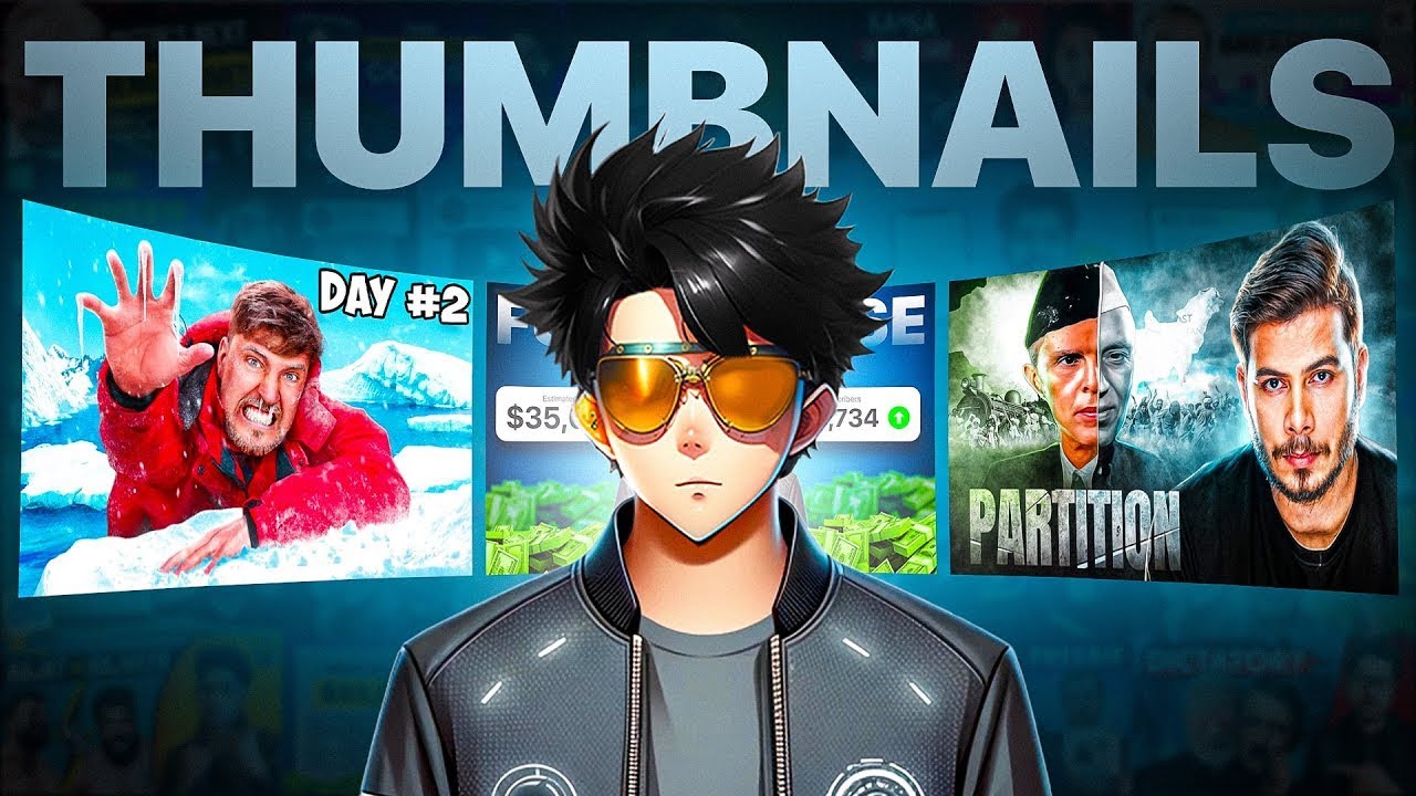 Make Thumbnails Like Pro | YouTube Thumbnail Tutorial prof by arafat ...
