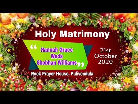 Holy Matrimony | Hannah Grace & Shobhan Williams | Rock Plvd