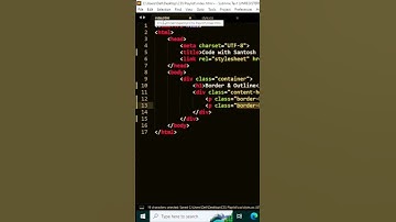 shorthand properties of CSS border #html #htmltutorial #css #css3 #border #cssborder #shorthand