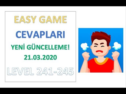 Easy Game Cevapları Level 241 242 243 244 245