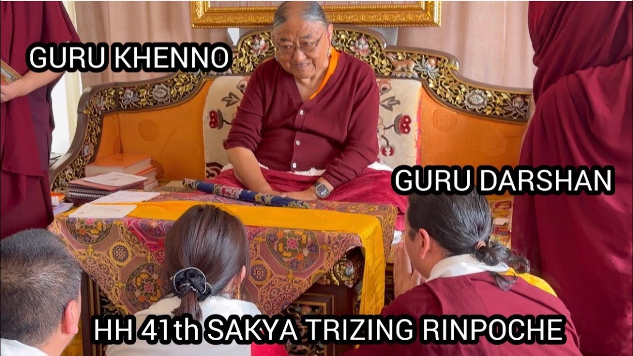 His Holiness 41th Sakya Rinpoche Darshan At Kalimpong 
