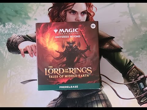 MTG: Lord of the Rings Prerelease Kit Unboxing - YouTube