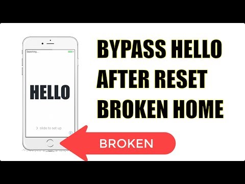 In this video i will show you how to bypass the hello screen after a reset when your home button is broken on iphone. life saver for those tha...