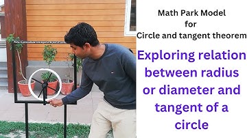 Radius and Tangent Relation/ Math Park Model