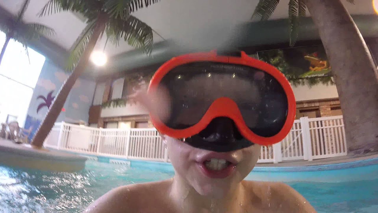 GOPRO SWIMMING AT WATERPARK - YouTube