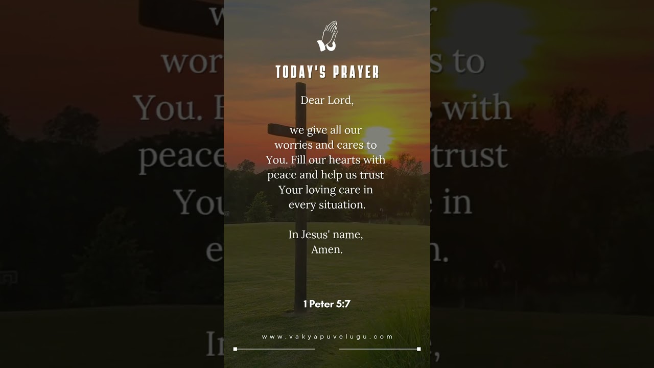Today's Prayer