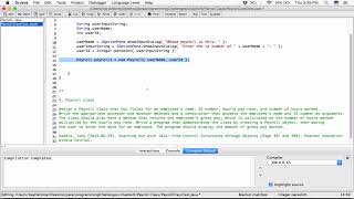 6.5. (Part 2) Payroll Class - Java