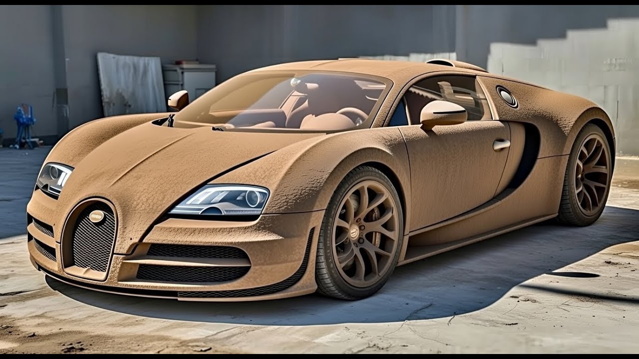 Extreme Muddy Bugatti Veyron | Satisfying Deep Car Wash | RUST TO ROYAL.