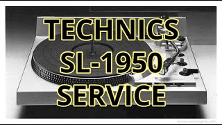Technics SL-1950 Service