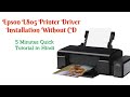 Epson L805 Printer Driver Installation Without CD II Download & Install All Epson Printer Drivers