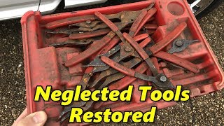 Proto Snap Ring Plier Set Restoration Using Evaporust