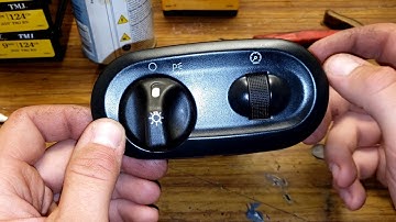 How to repair Ford headlight switch 1998-2004 f150, f250, f350, and Excursion