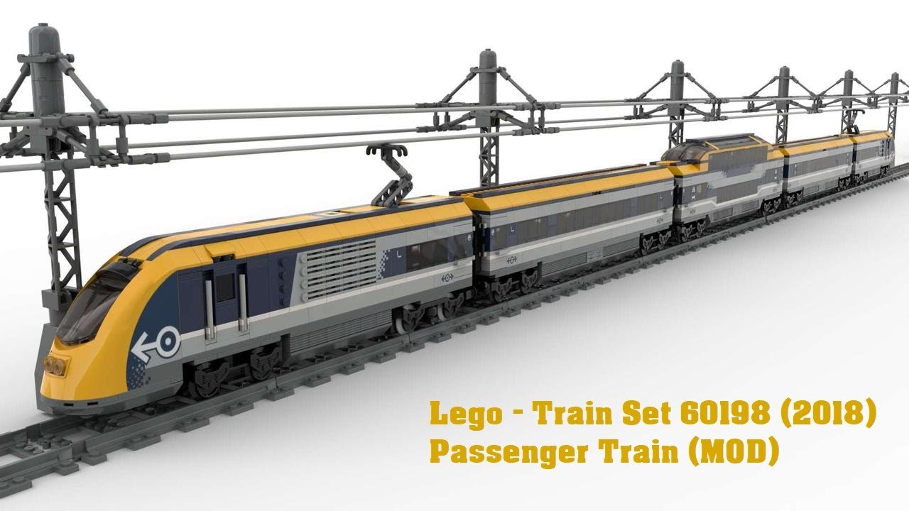 LEGO MOC 60197-inspired commuter train (8-wide/1:48 scale) by dsd