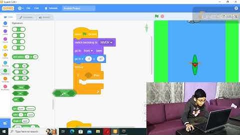 How to make Boat Racing Game | water boat game on Scratch | scratch tutorial.