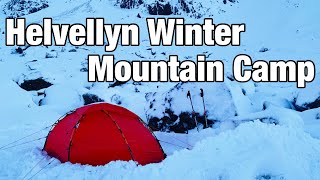FREEZING Solo Winter Wild Camp in the Lake District - Hilleberg Soulo
