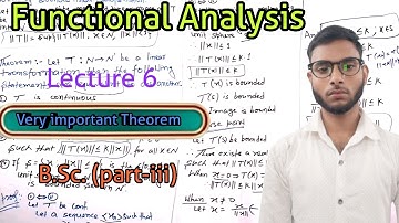 Functional analysis lec.6 ||Norm of bounded linear transformation|| Linear transformation theorem