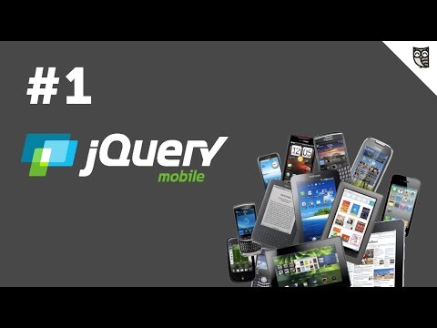 jQuery Mobile. Урок №1- Установка фреймворка  jQuery Mobile. Базовый каркас мобильного приложения.