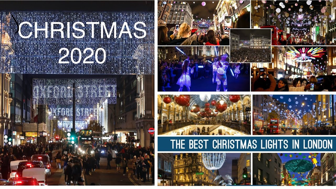 Oxford street london * Christmas Lights 2020 * 4K Night Walk YouTube