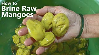 How To Brine Raw Mangoes | Pressed Raw Mangoes | Pickled Raw Mangoes screenshot 5