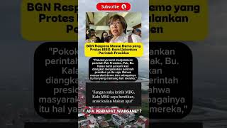 BGN respons protes MBG #beritaterkini #mbg #shorts #youtubeshorts