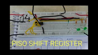4-bit parallel in serial output shift register practical IC 7495 digital electronic nsti 2022