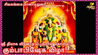 Sivaganga Manamadurai Vinotha Perumal Temple Kumbabhishekam Ceremony in a Traditional Way!