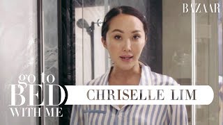 Chriselle Lim's Pregnancy-Safe Nighttime Skin Routine | Go To Bed With Me | Harper's BAZAAR