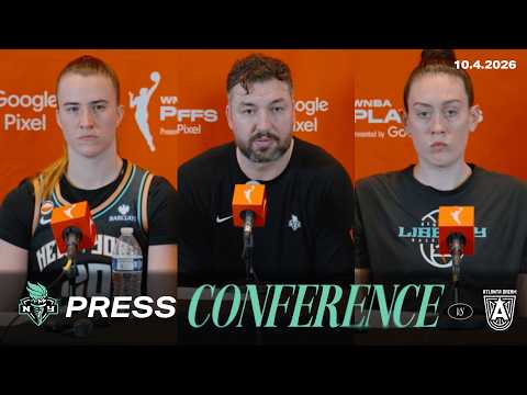 “We Need to Continue to Fight Back” | Ionescu, Stewart & DeMarco After Loss to Atlanta R2G1 10/04/26