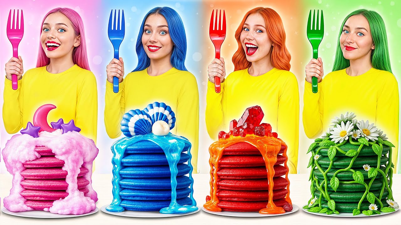 Кулинарный Челлендж с 4 Стихиями Огонь, Вода, Воздух и Земля | Съедобная Битва от Multi DO Girls