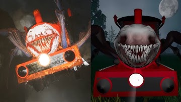 Playing Choo Choo Charles Nightmare mode in PC vs Playing Choo Choo in Mobile | Horror Gameplay