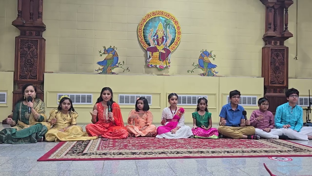 Today's Singing Performance At Sai Baba Temple # Mason