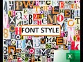 008. FONT STYLE FORMATTING (ARIAL, CALIBRI, TIMES NEW ROMAN) | EXCEL