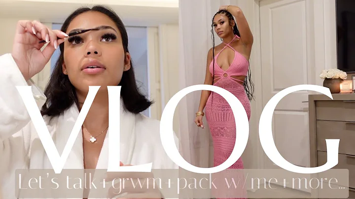 VLOG| GRWM+LA FOR THE WEEKEND+PACK W/ME FOR ST. MA...